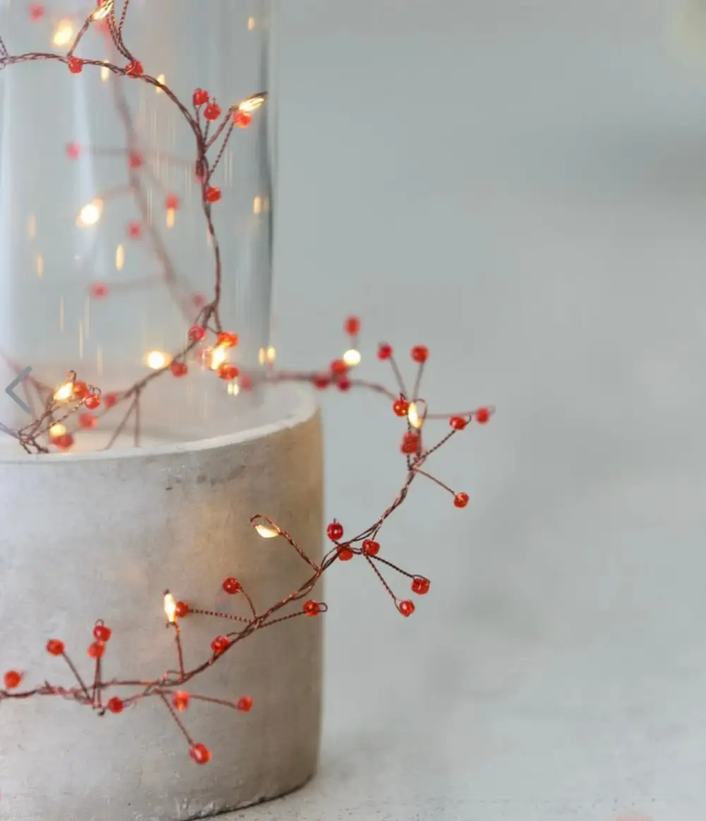 Refined Jewel Cluster String Lights