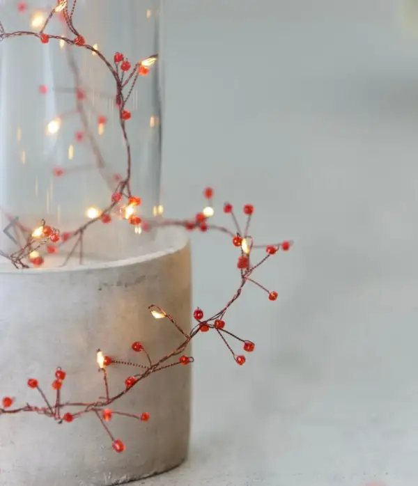 Refined Jewel Cluster String Lights