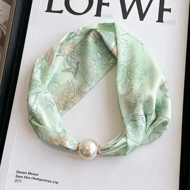 Pearl Silk Statement Necklace