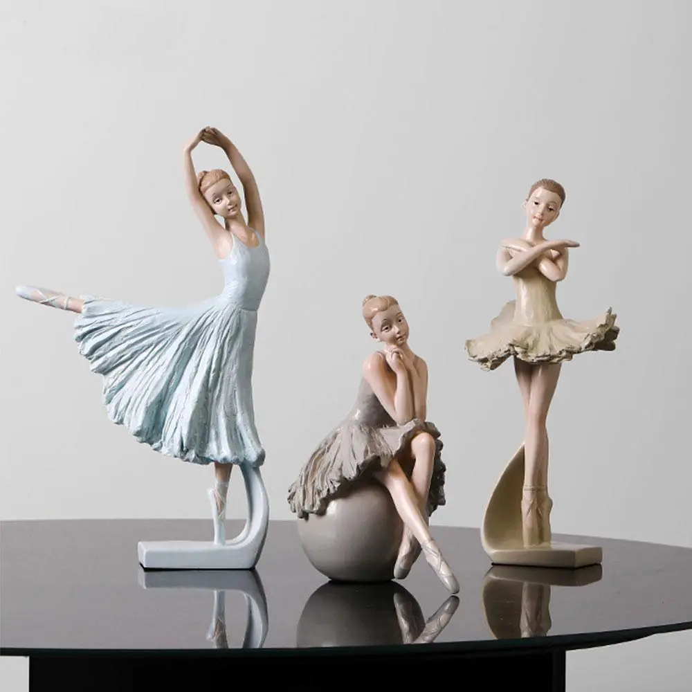 Ballerina Figure Accent Sculpture