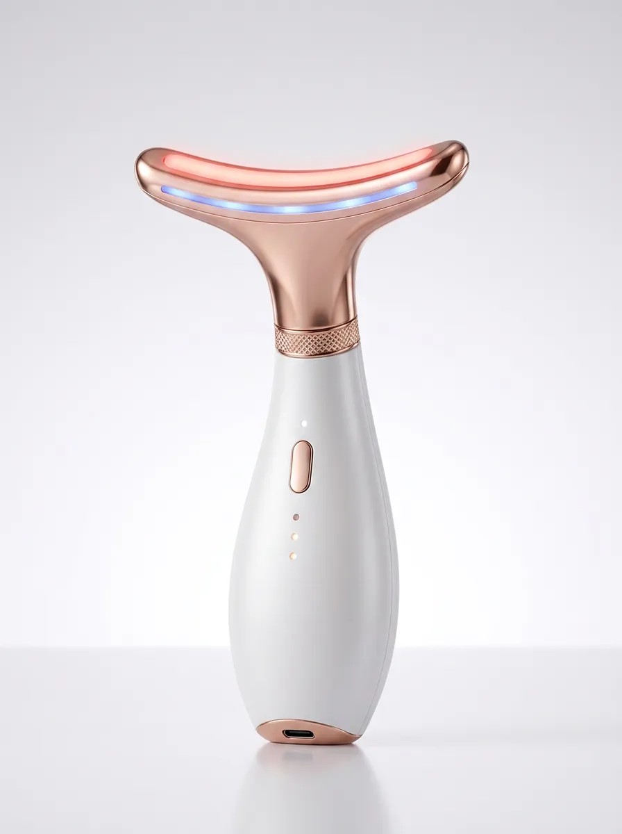 LED Face and Neck Skincare Massager Device