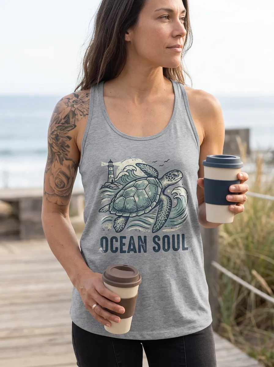 Ocean Lover Sea Tank Top Everyday
