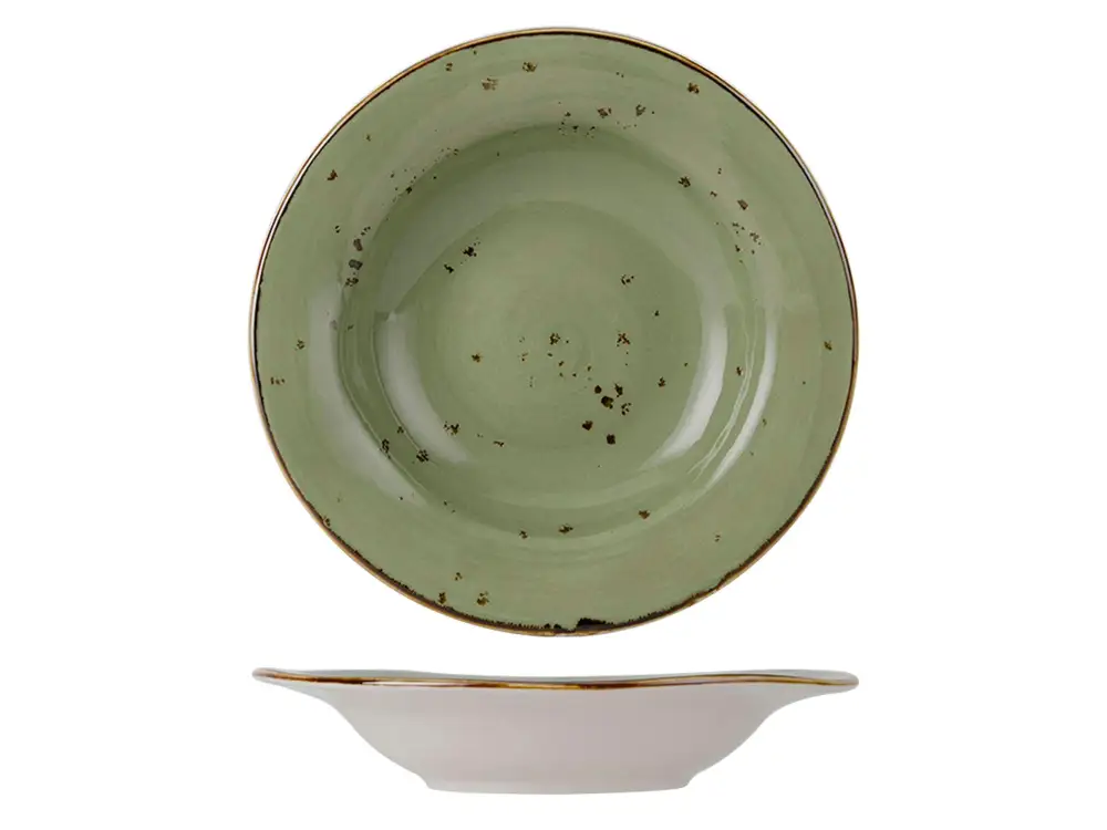 Rimmed Soup Bowl