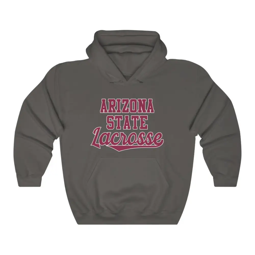 Clean Lettering Lacrosse Graphic Pullover Hoodie