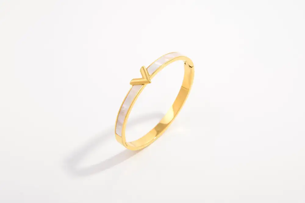 Textured Stainless-Steel Bracelet