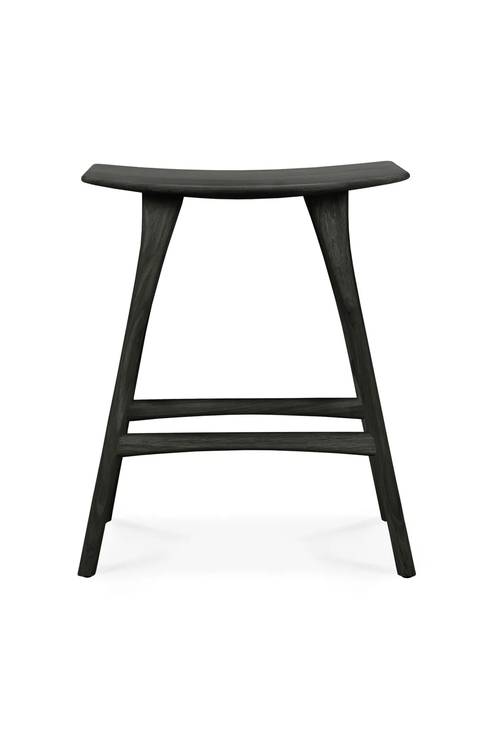 Minimal Oak-Frame Counter Stool