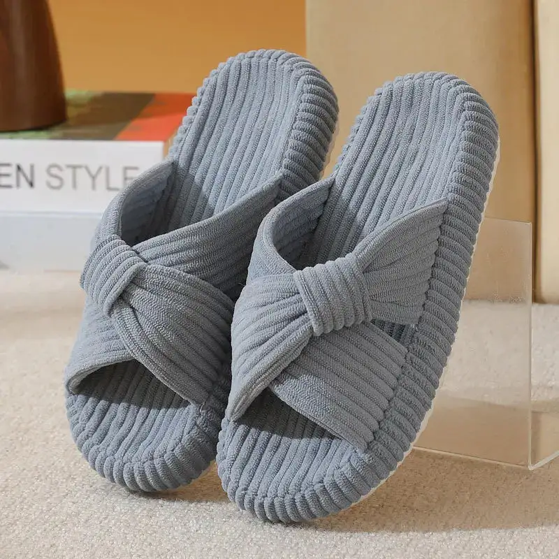 Soft Step Open Toe Lounge Slippers