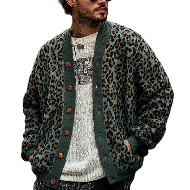 Leopard Print Cardigan