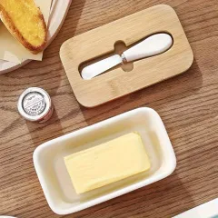 Butter Container with Knife