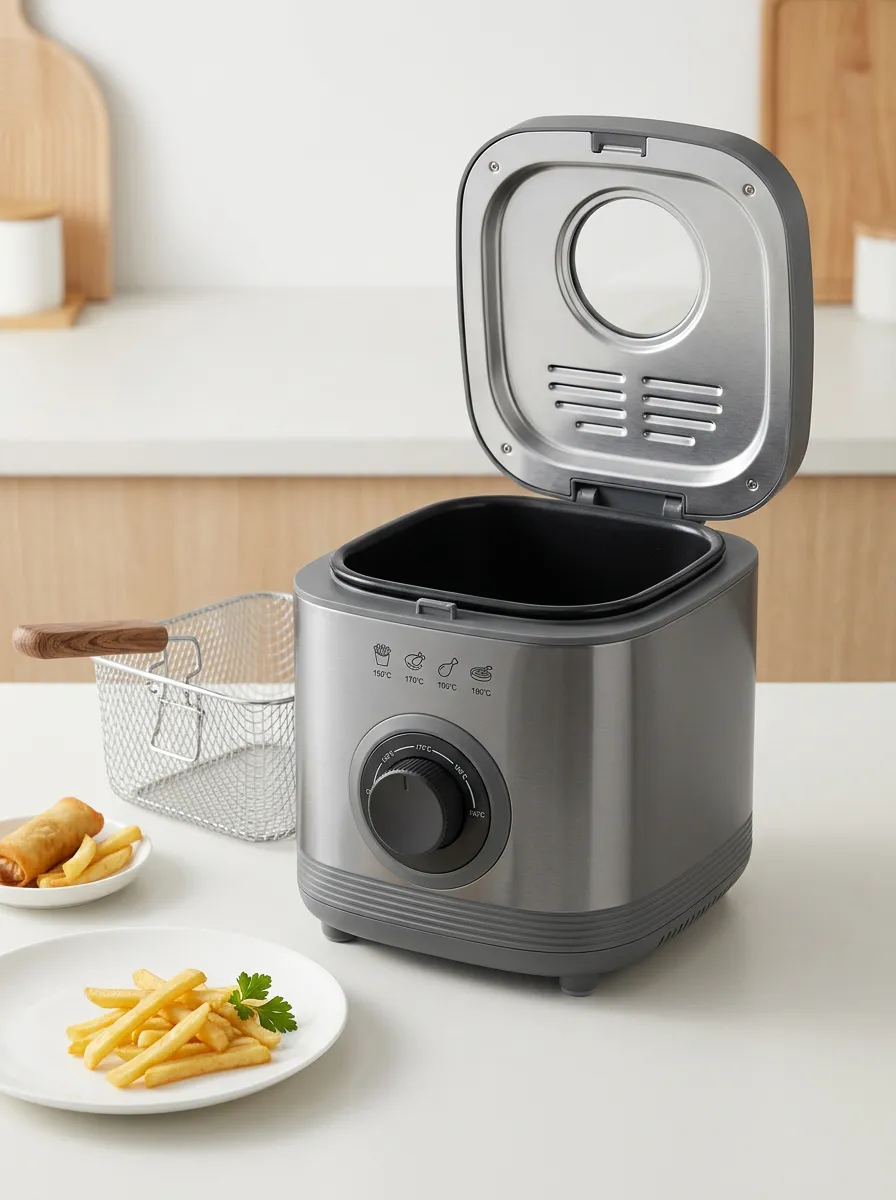 Compact Kitchen Deep Fryer