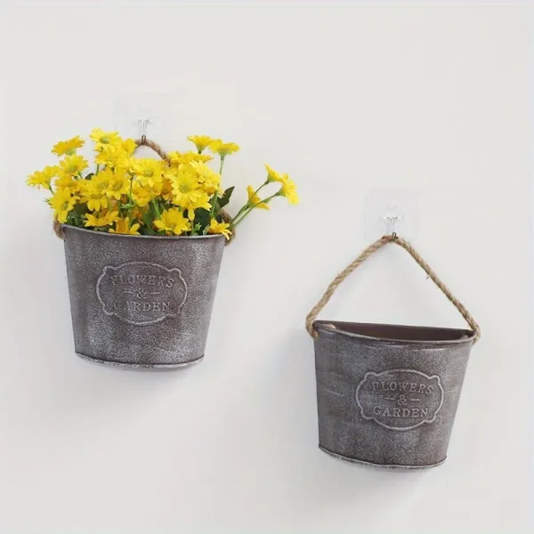 1 Pcs Vintage Metal Wall Planter
