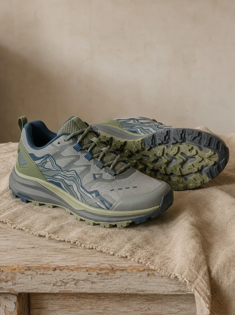 Women's Motion Outdoor Hiking Mountain Printed Athletic Sneakers