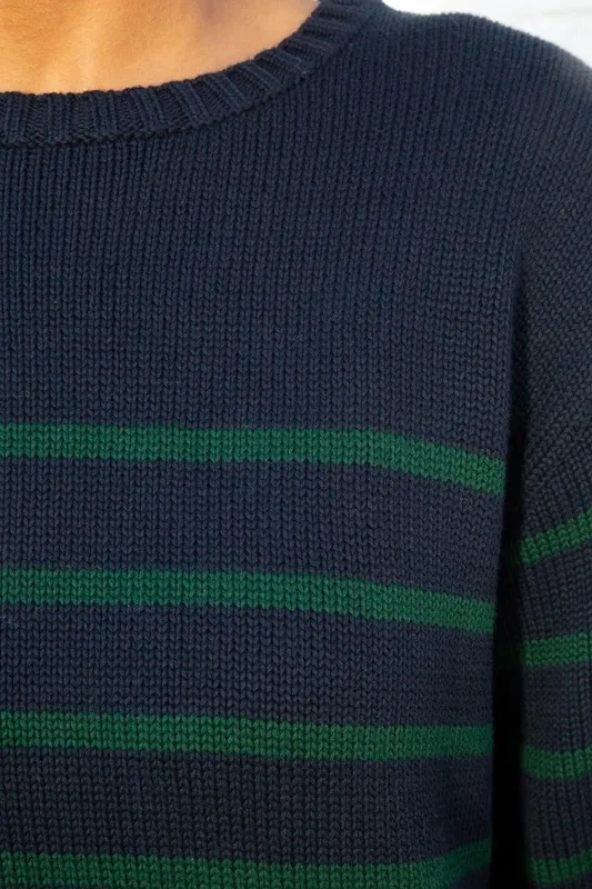 Blue Striped Sweater