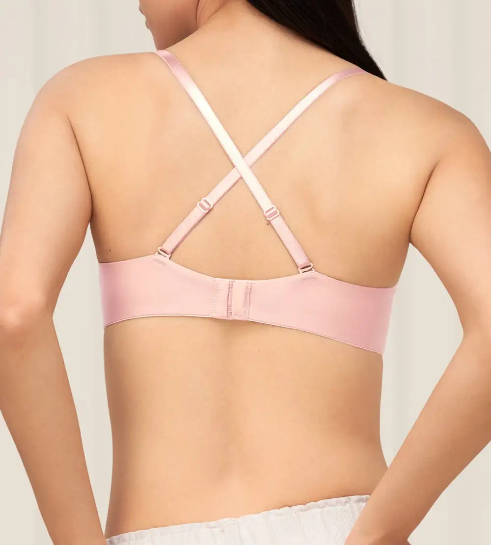 Women's Wired Push-Up Memory-Foam T-Shirt Bra