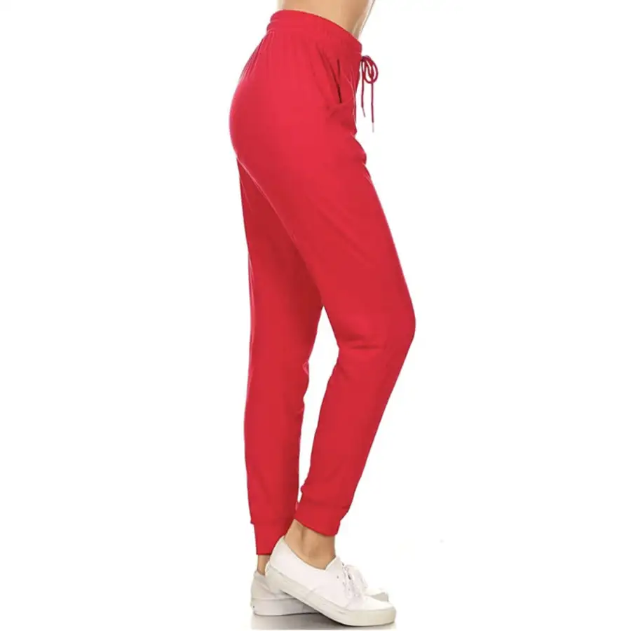 Graceful Buttery Soft Solid Colour Joggers Tracksuit Bottoms