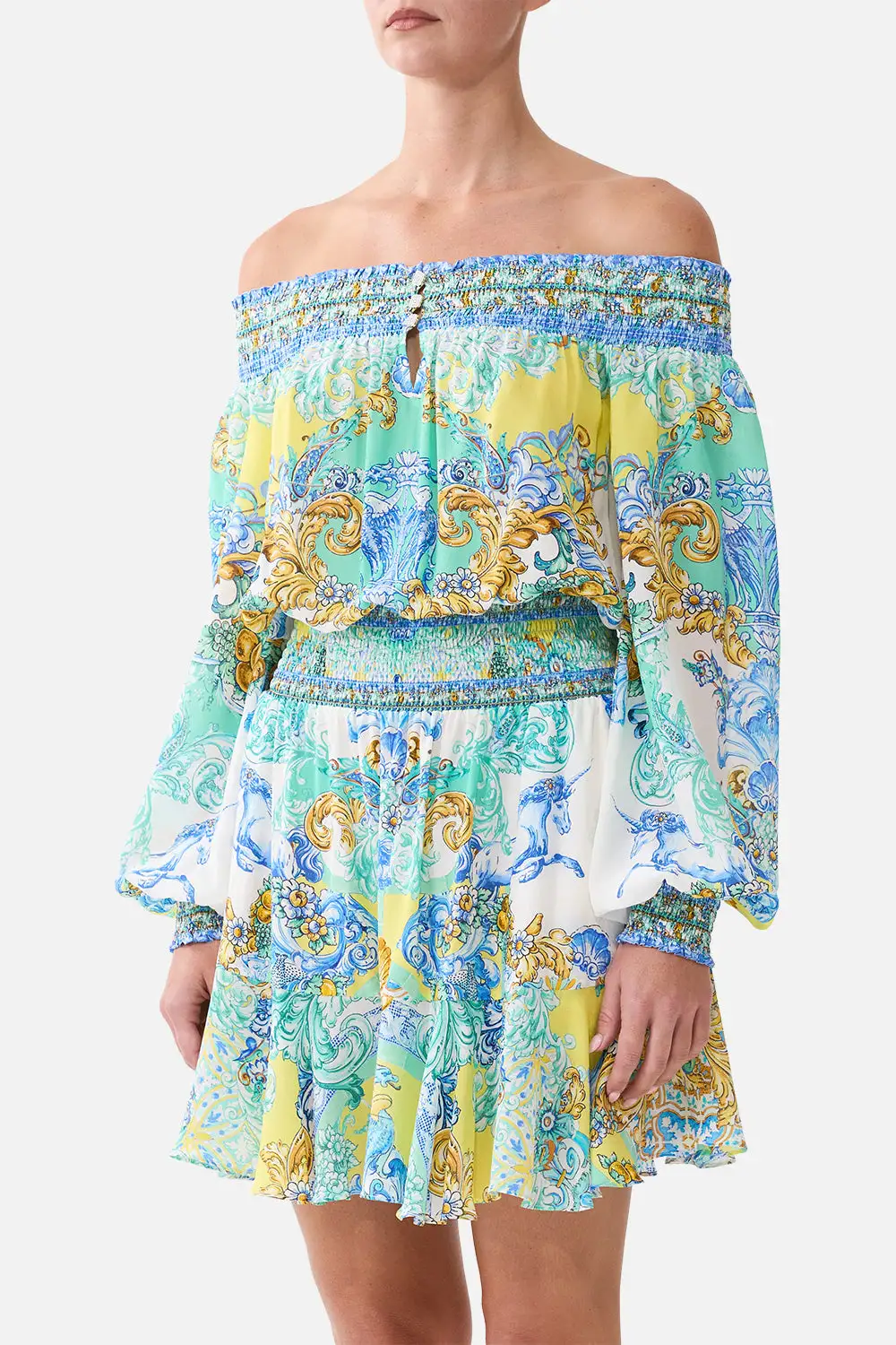 Off Shoulder Short Dress