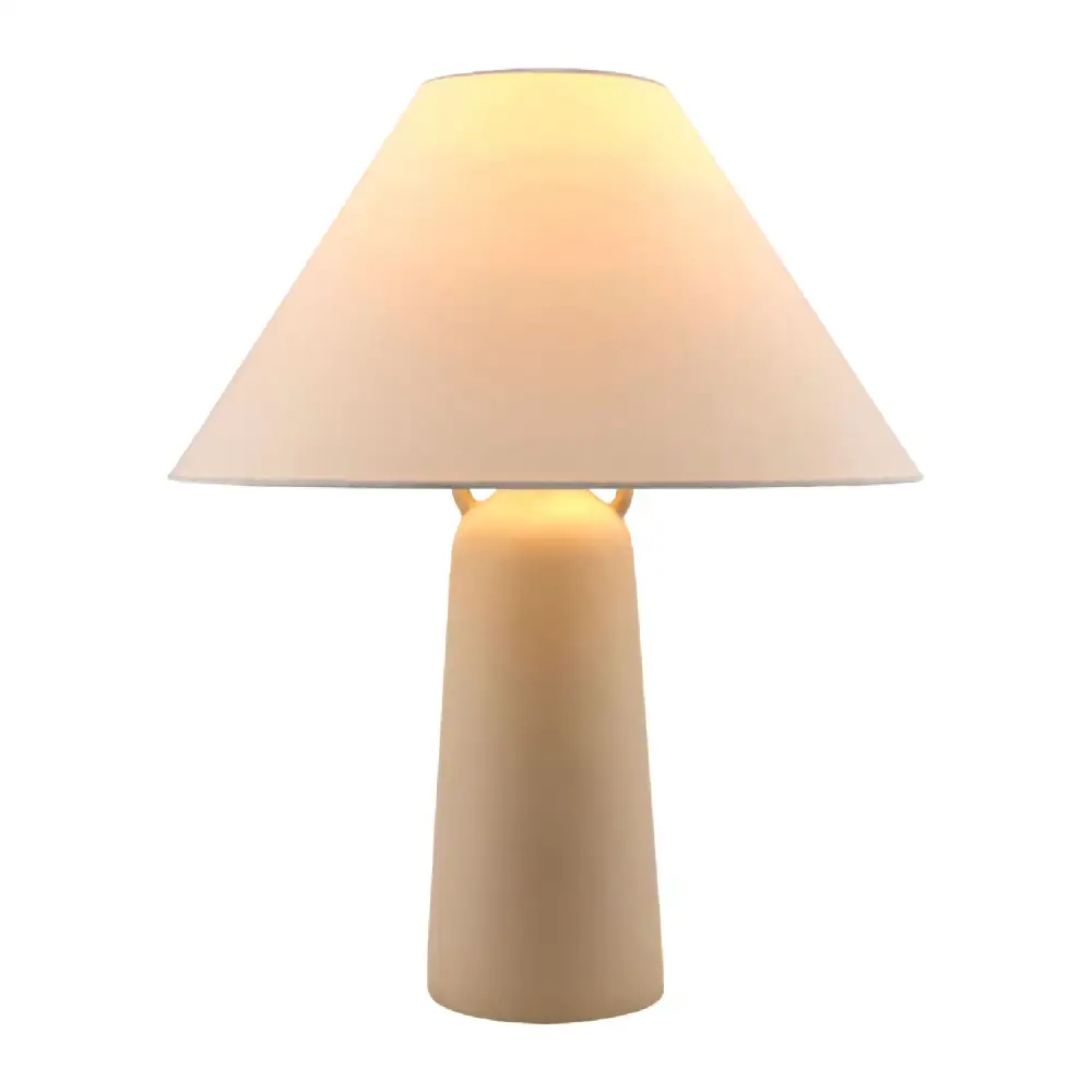 Hand-Painted Concrete Table Lamp