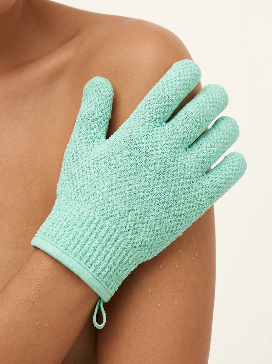 Travel Textured Exfoliating Bath Exfoliating Glove