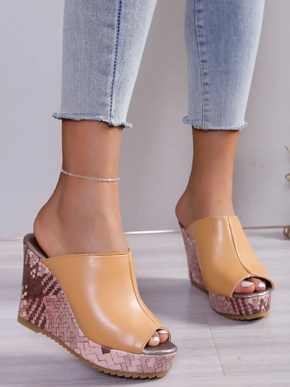 Heels Pu Sandals