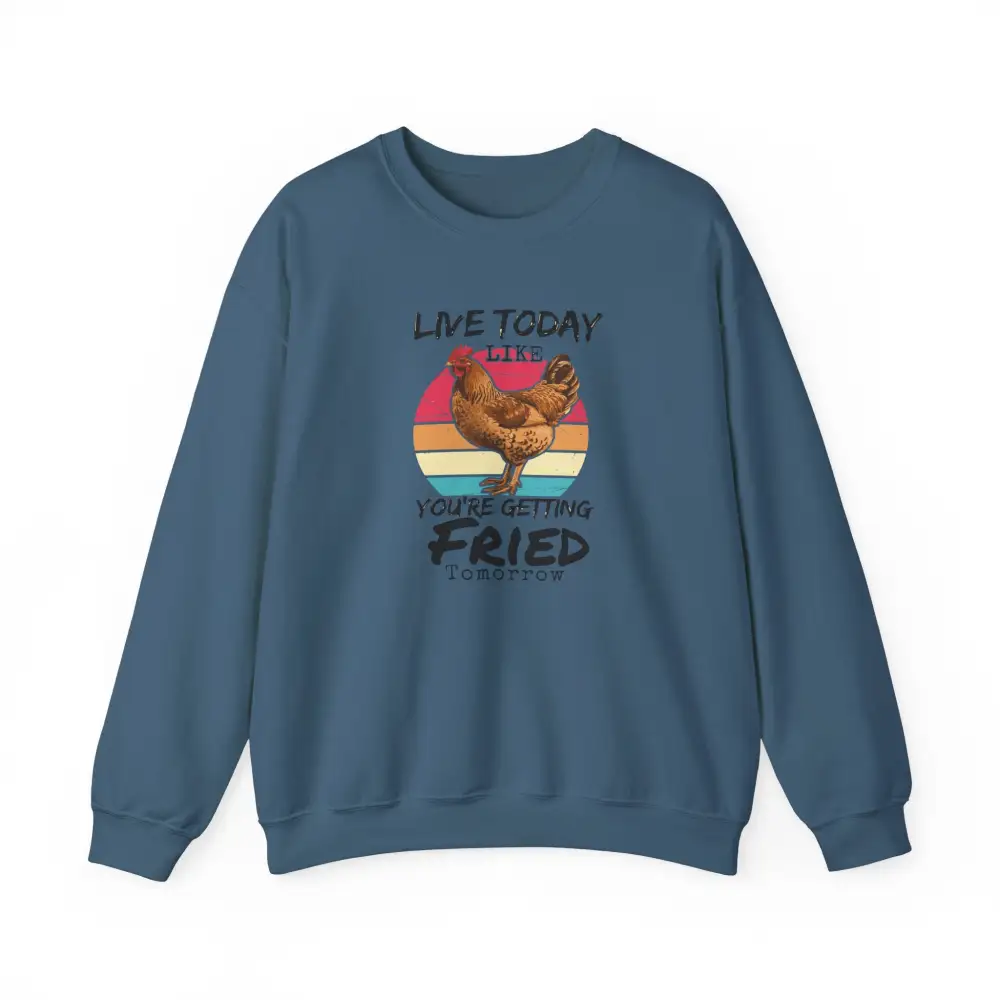 Rooster Graphic Crewneck Sweatshirt