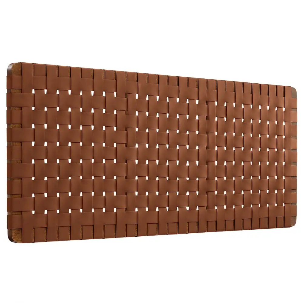 Vegan Leather Weave Headboard