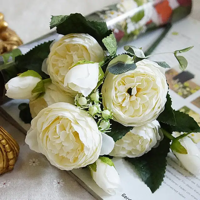 Artificial Peony Bouquet