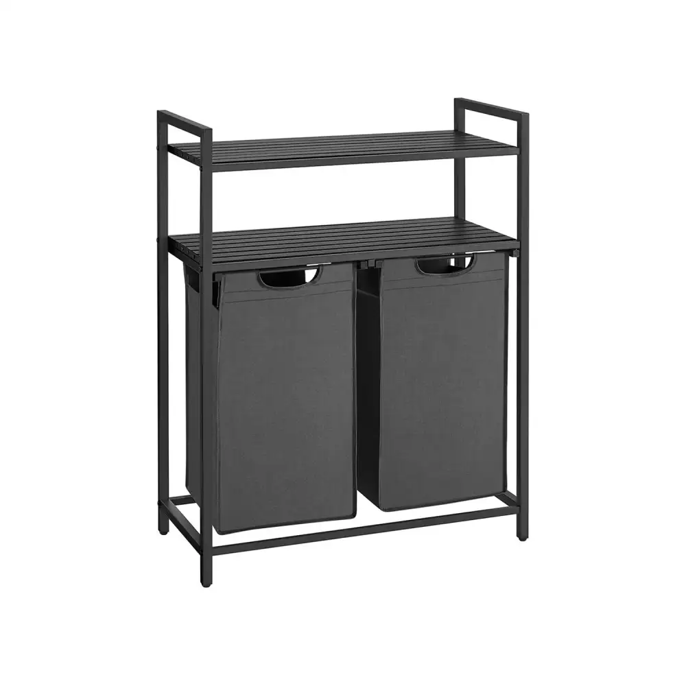Weekend Double Compartment Divided Laundry Sorting Hamper
