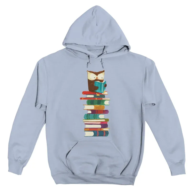 Book Owl Hoodie, Whimsical Casual Pick