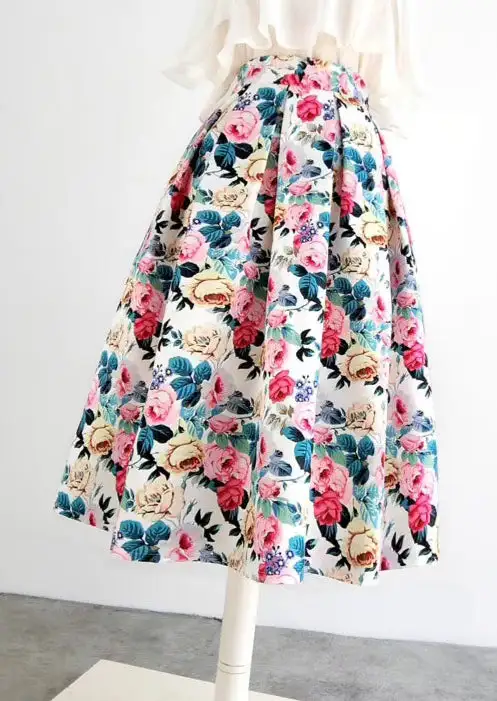 Textured Carry High Waist Skirt