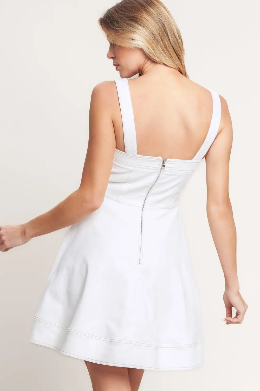 Relaxed Cotton Mini Dress
