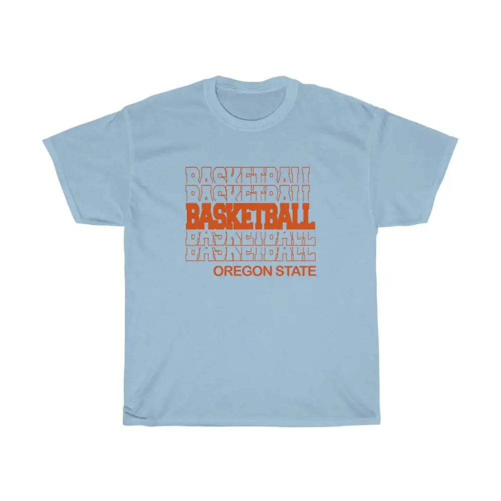 Basketball Oregon State in Modern Stacked Lettering
