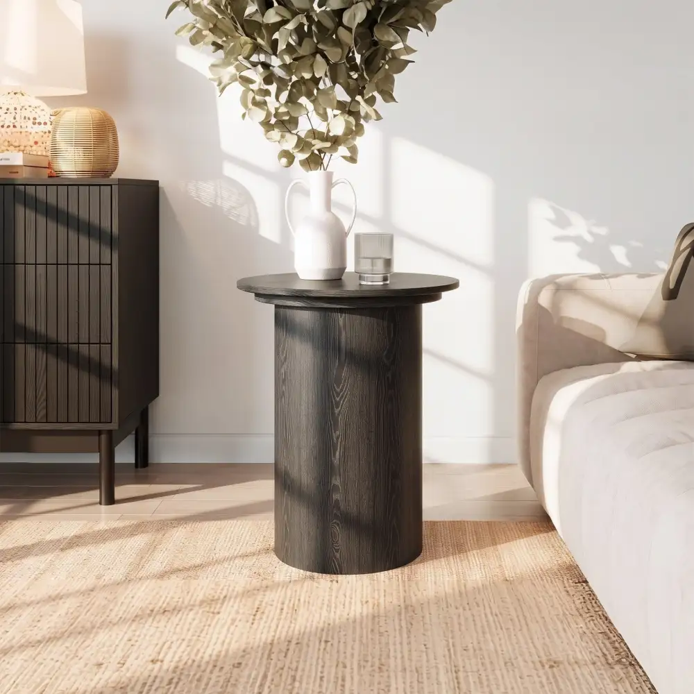 Round Pedestal Side Table