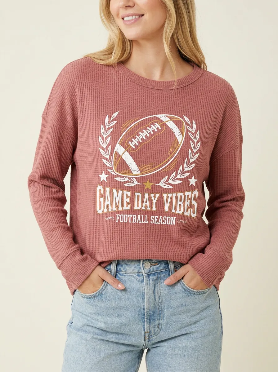 Football Graphic Casual T-Shirt
