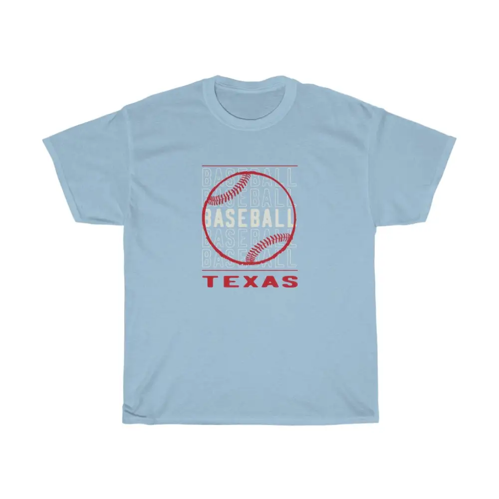 Baseball Texas with Baseball Graphic T-Shirt