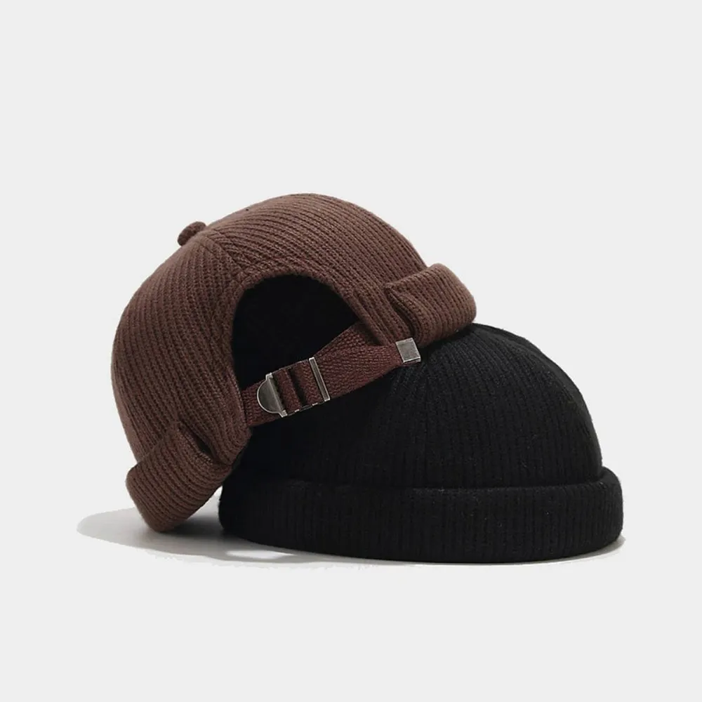 Knit Round Beret Hat