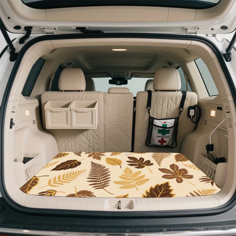 Leaf Print Car Cargo Liner