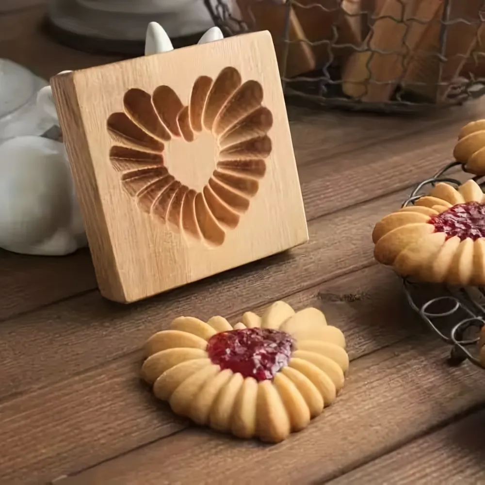 Wooden Flower Cookie Cutter