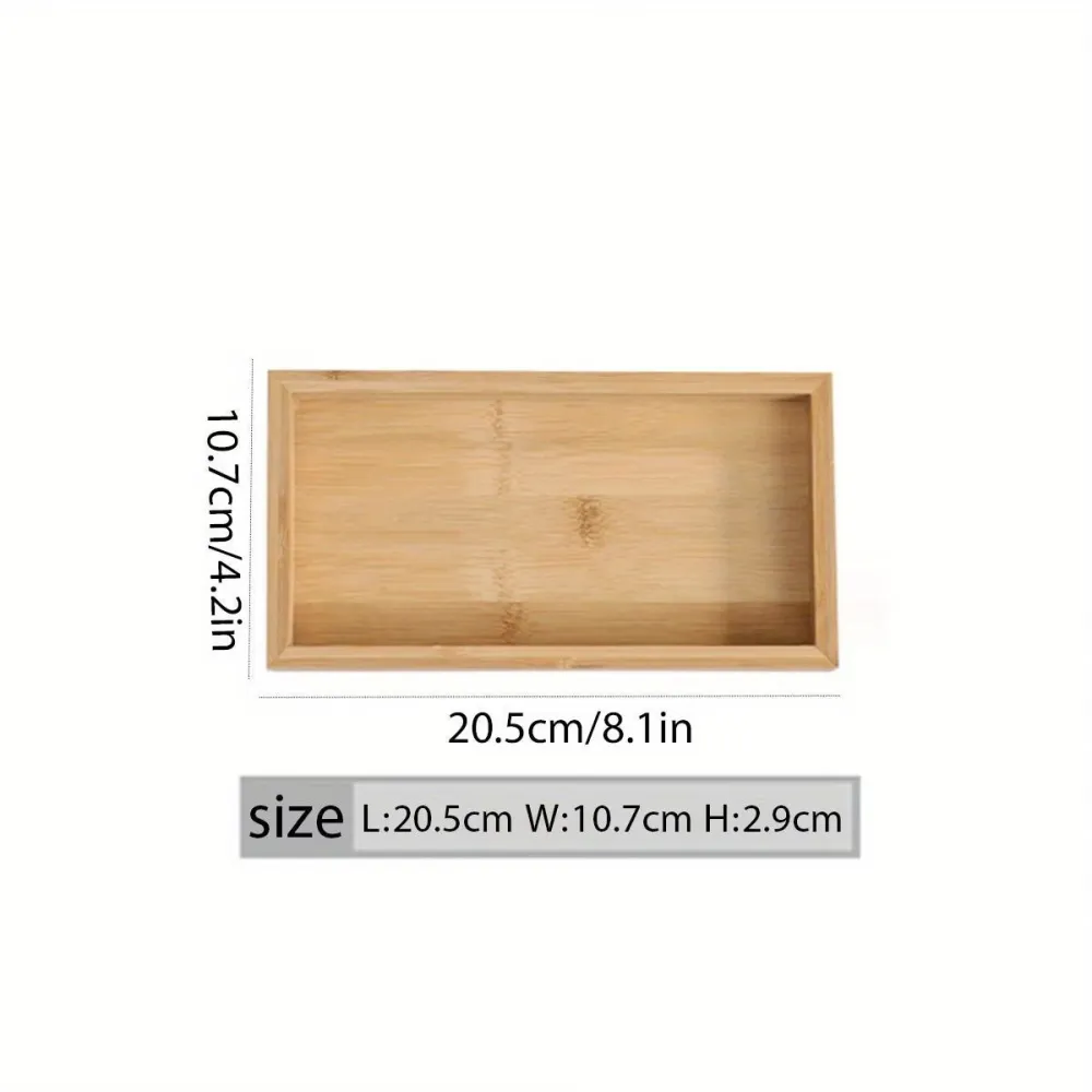 Bamboo Bathroom Storage Tray