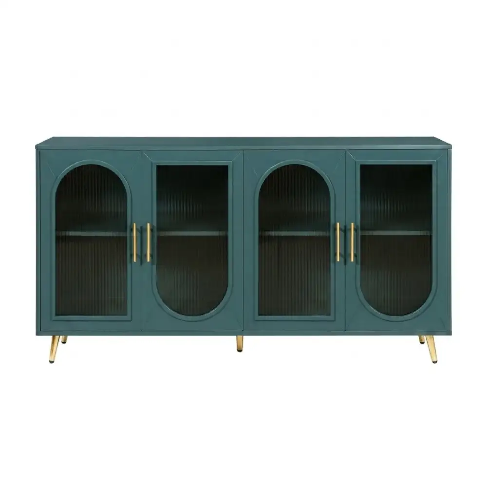 Glass Door Wooden Sideboard