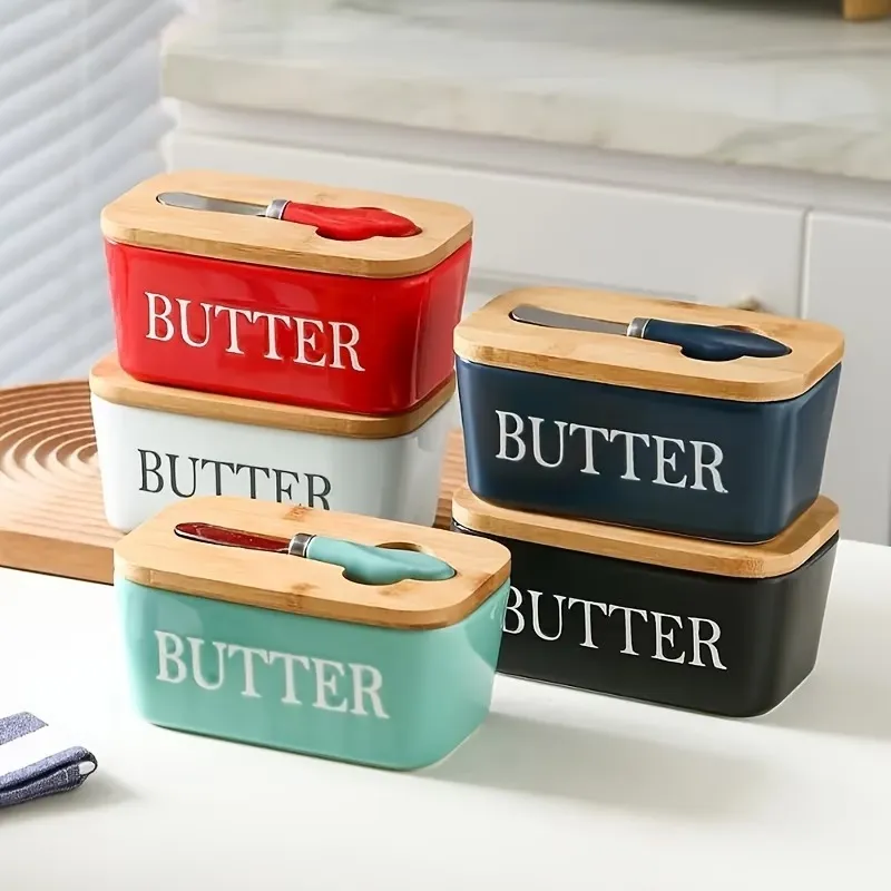 Butter Container with Knife