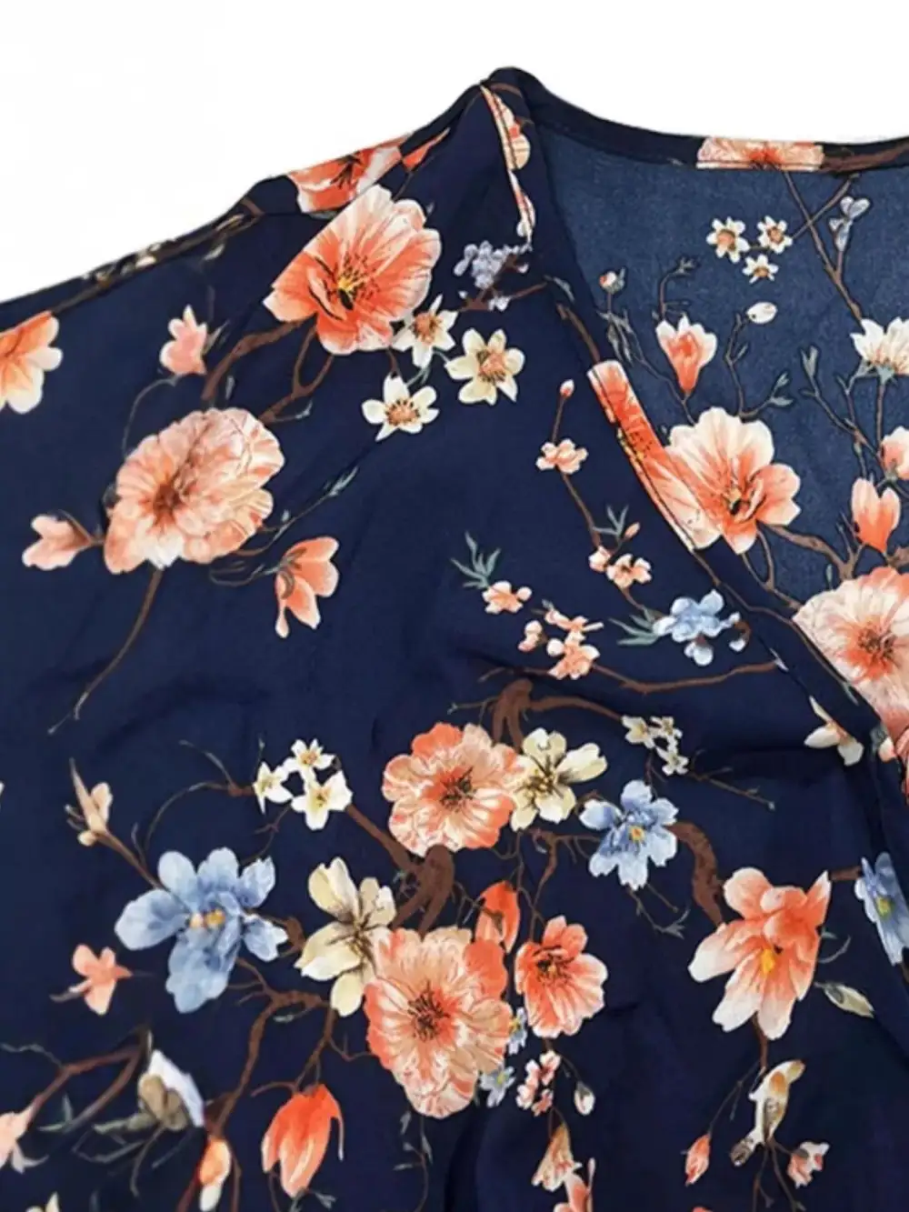 Finish Floral Printed Ruffle Mini Dress
