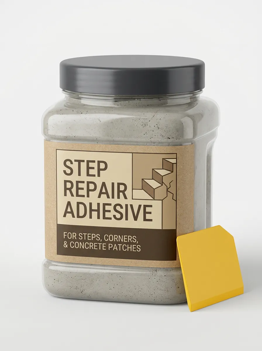 Compact Concrete Step Repair Adhesive