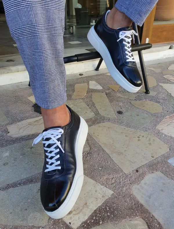 Refined Classic Mid-Top Sneakers