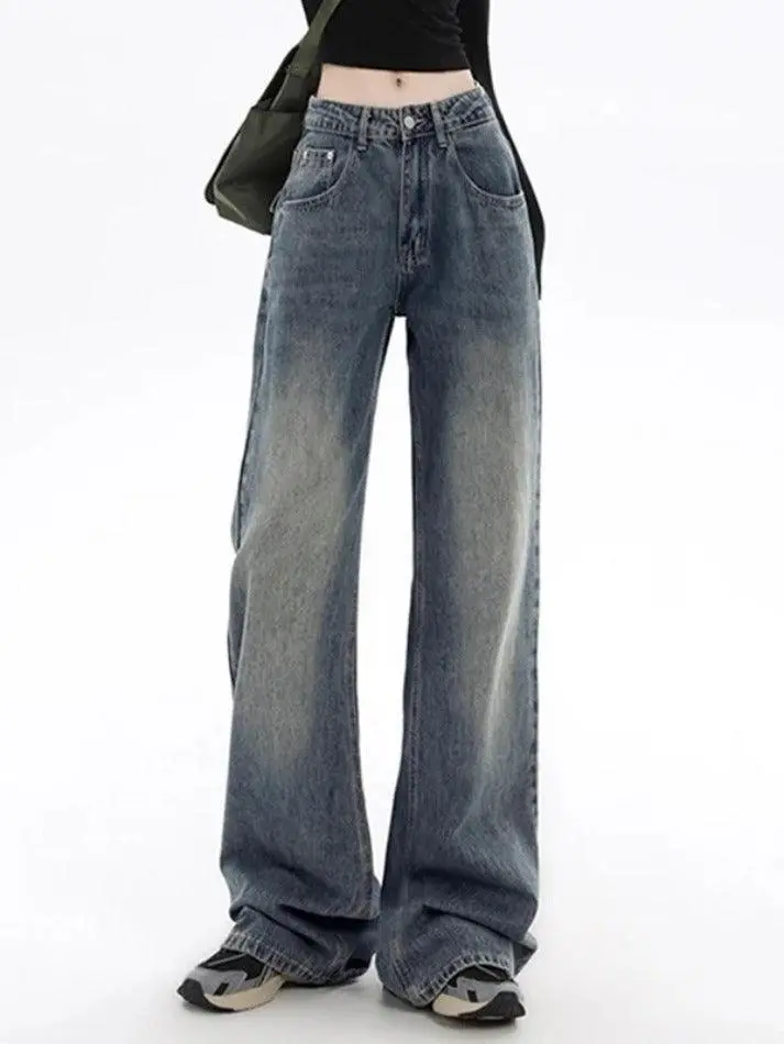 Vintage Flap Detail Boyfriend Jeans