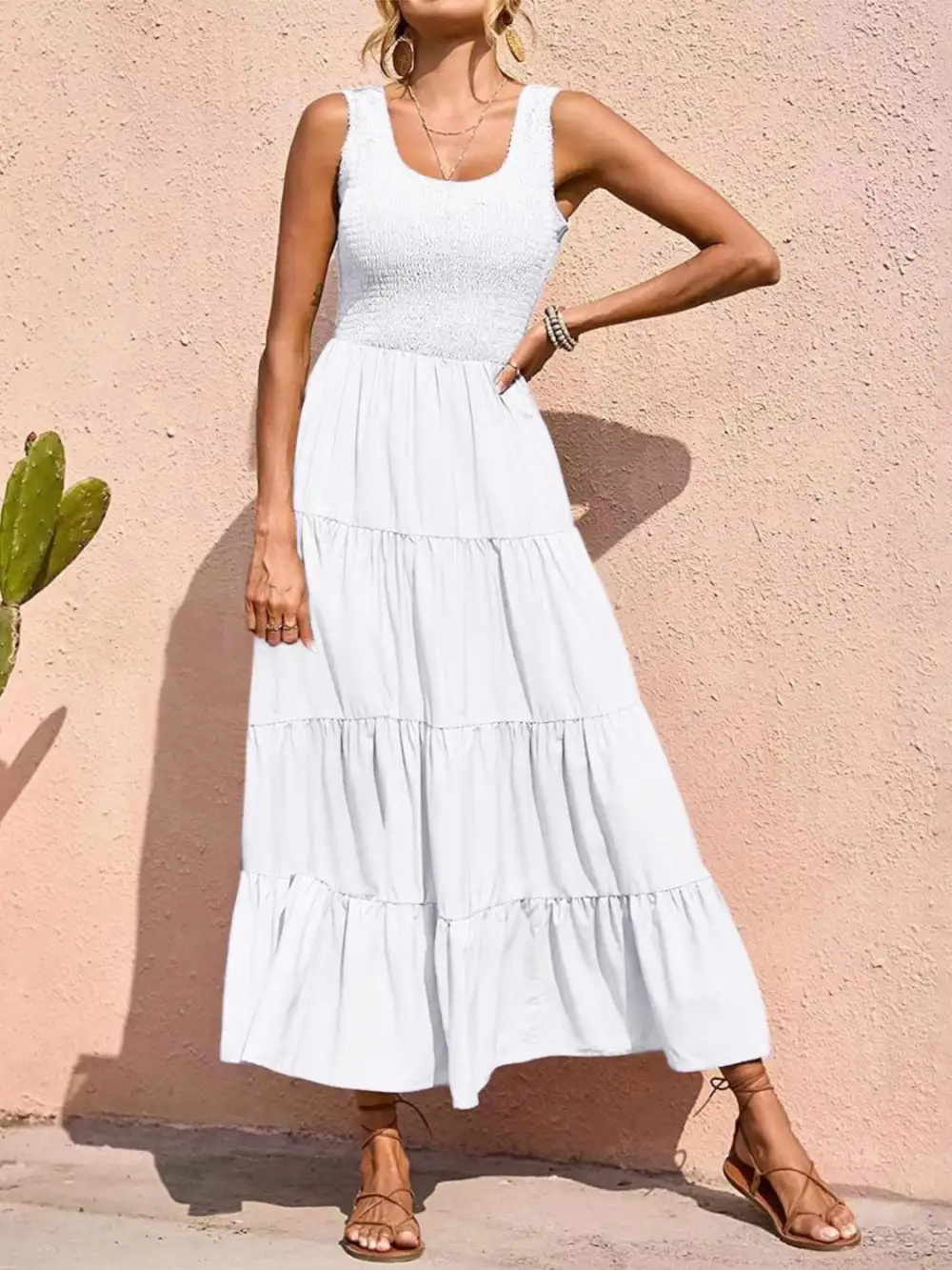 Classic Tiered Casual Dress