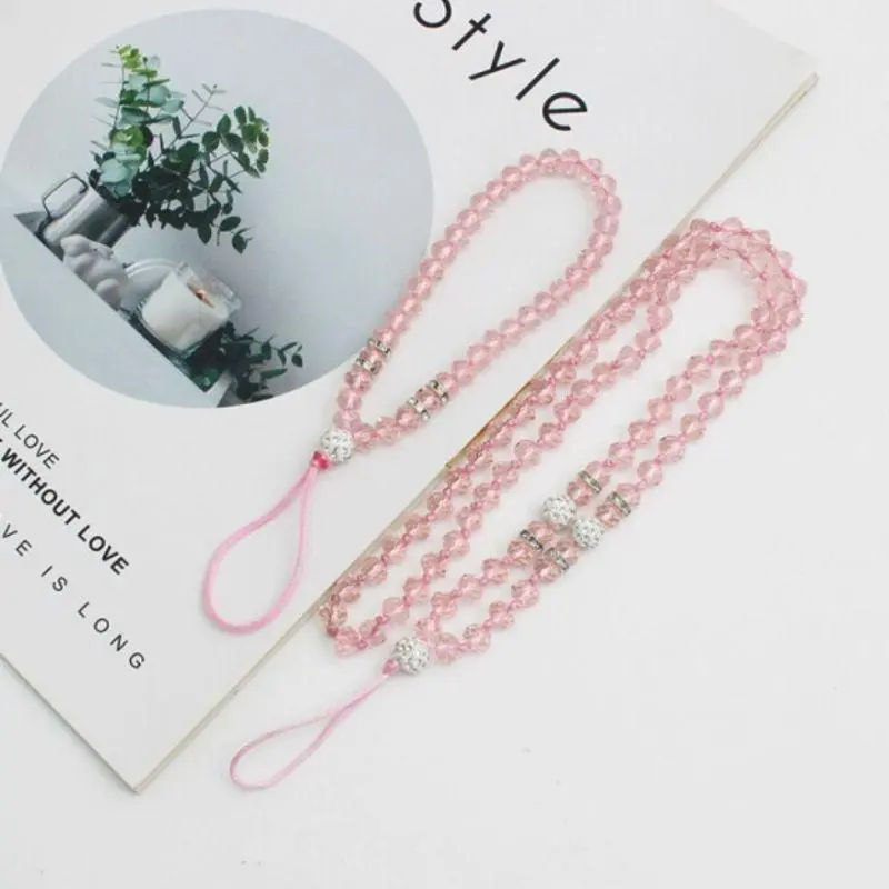 Crystal Phone Chain Accessory