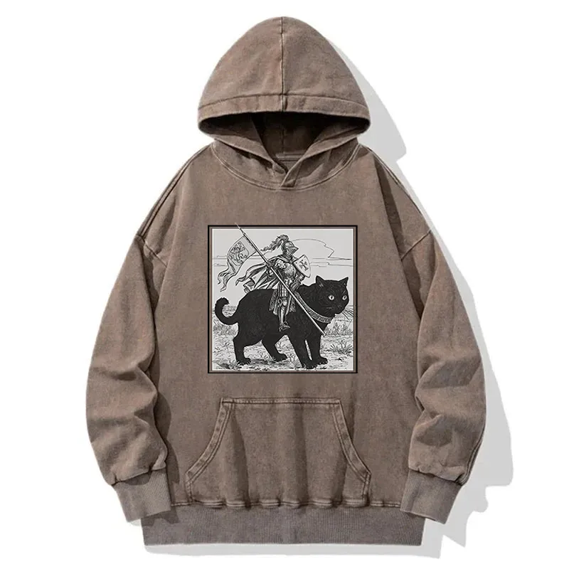 Knight Cat Rider Hoodie