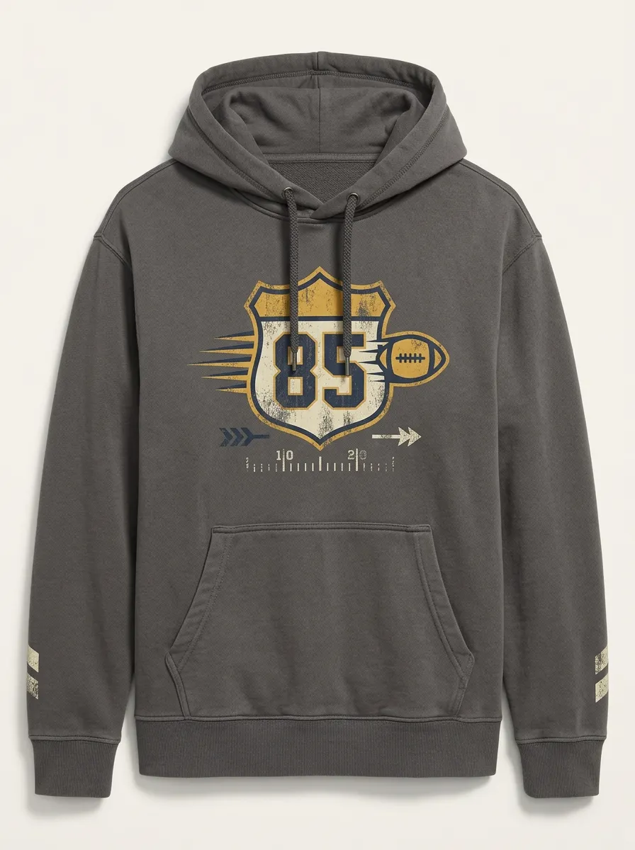 Men's Snap Heritage Football Hoodie
