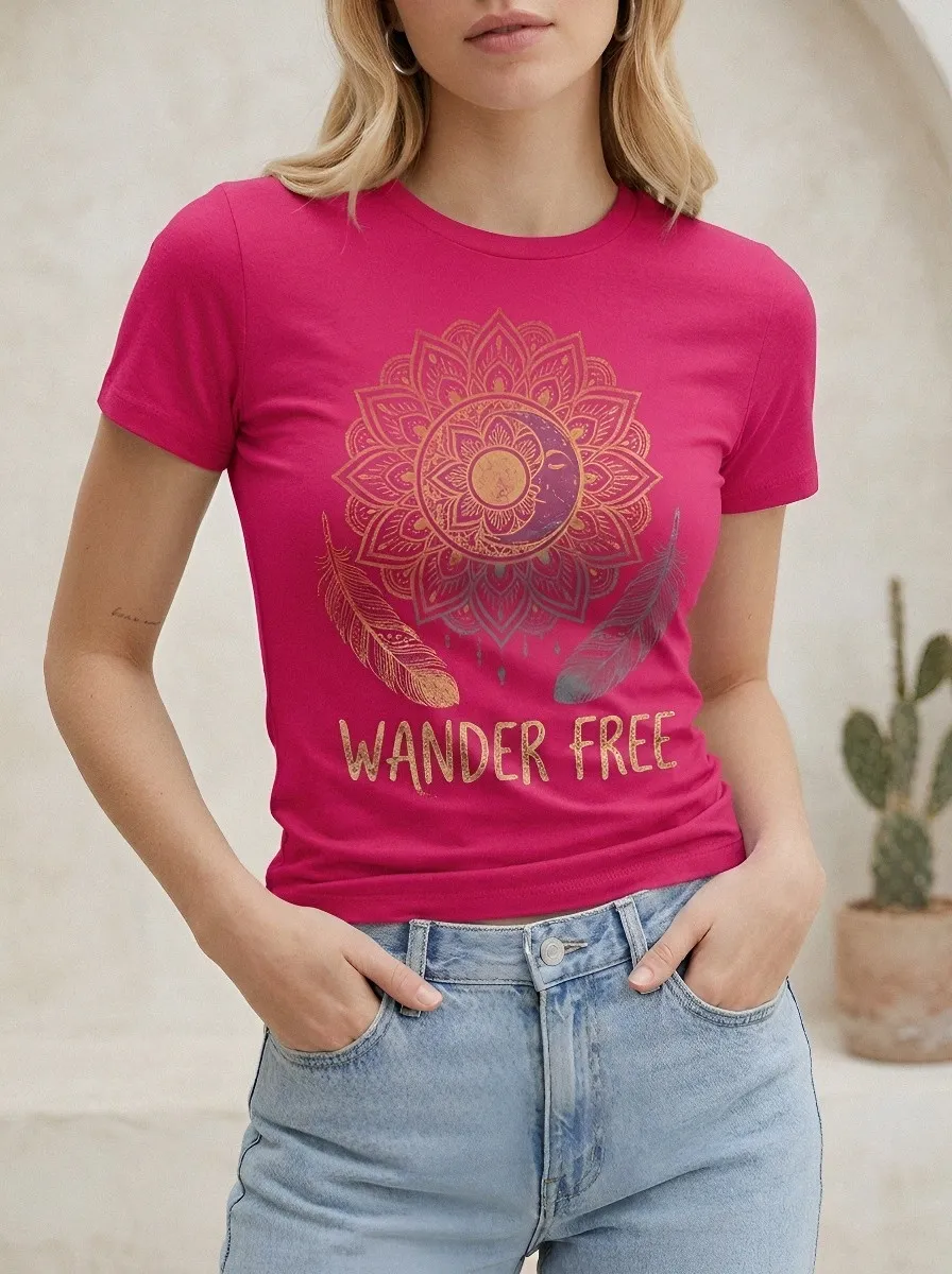 Boho Wander Free T-Shirt Everyday