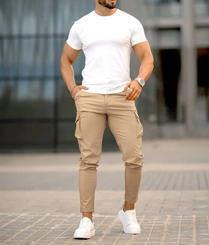 Khaki Cargo Cargo Pants